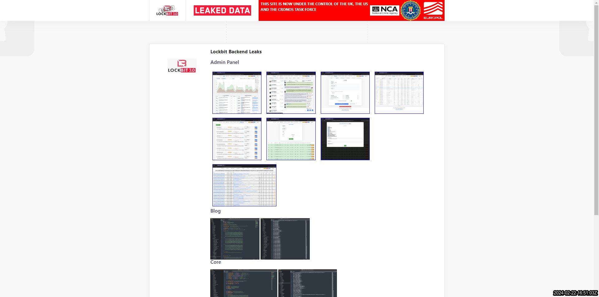 LockBit Backend Leaks