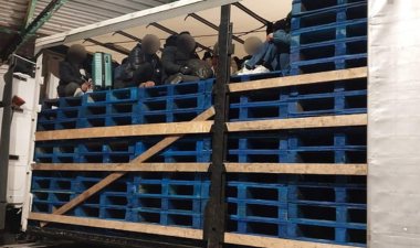 Dover migrants in a lorry