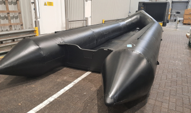 Inflated boat