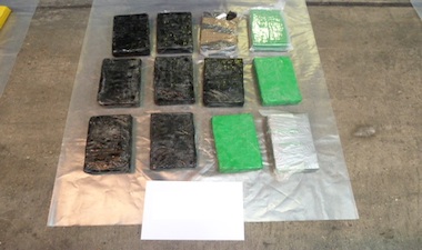 Blocks of cocaine 
